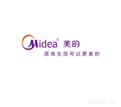 矢量美的家电标志LOGO