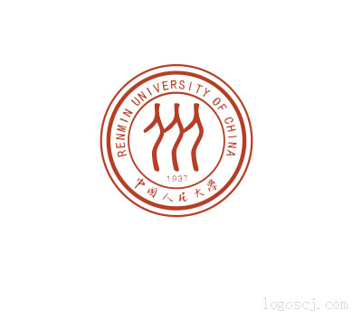 矢量人民大学校徽LOGO