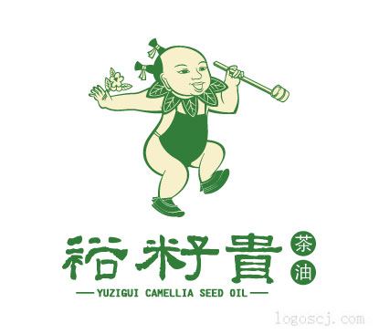 裕籽贵茶油LOGO